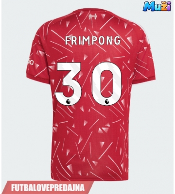 Lacne Muži Futbalové dres Liverpool Jeremie Frimpong #30 2026-27 Krátky Rukáv - Domáci